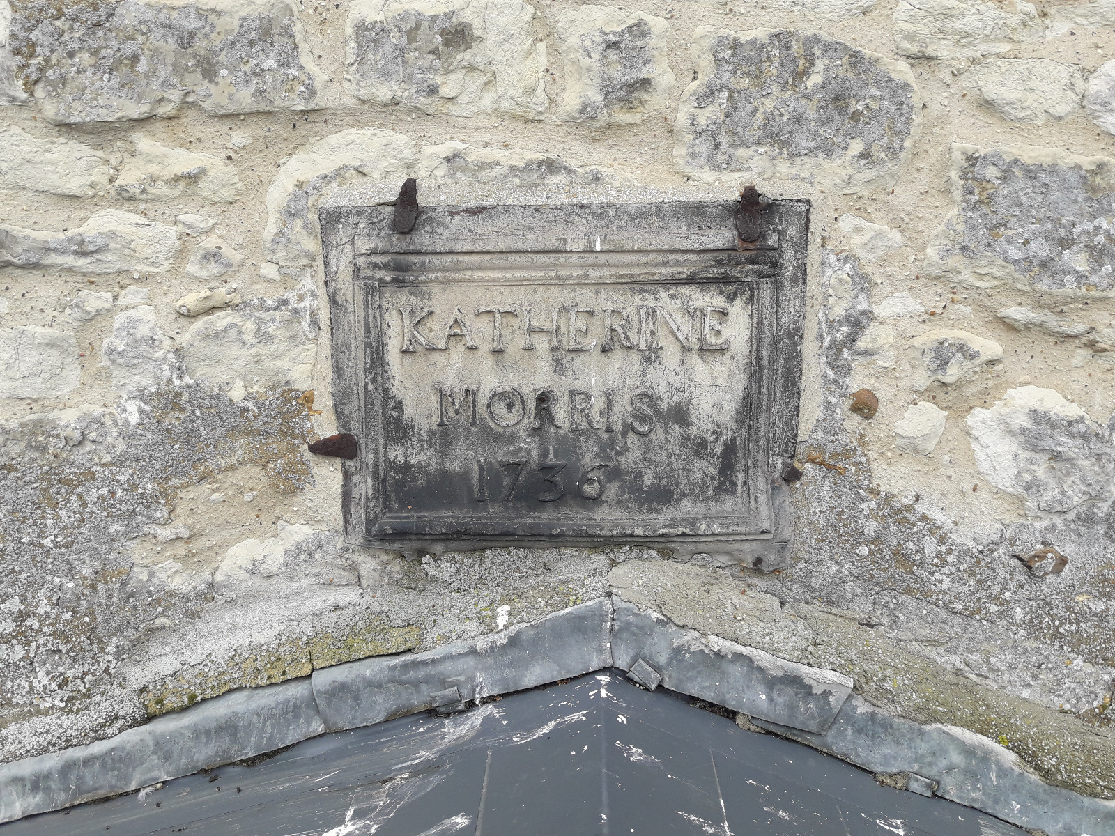 Katherine Morris plaque
