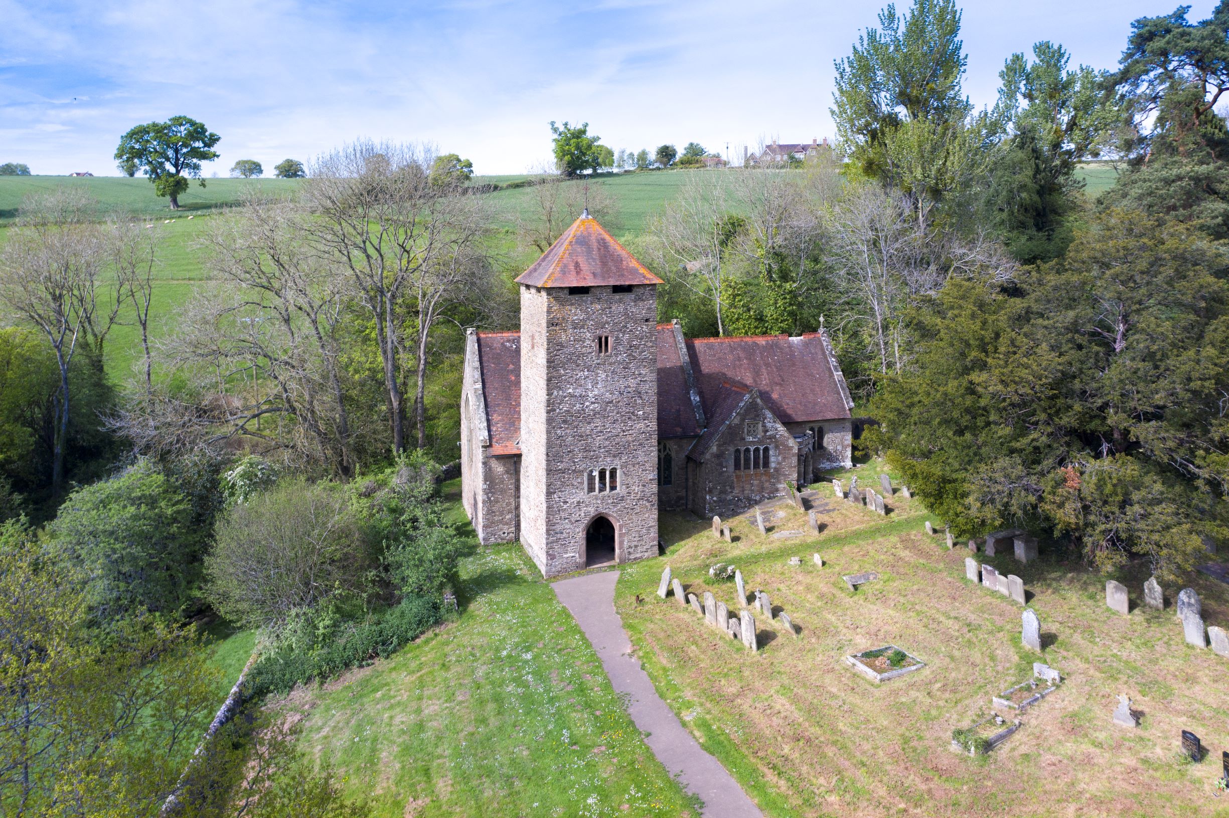 Llangattock vibon avel church