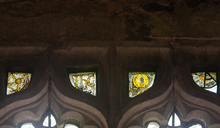 Tudor windows Llangwm Uchaf