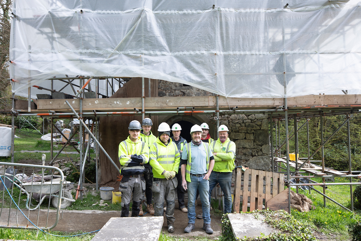 The team working at St Lawrence's, Gumfreston